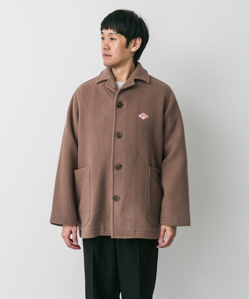 URBAN RESEARCH DOORS(アーバンリサーチドアーズ)の「DANTON WOOL MELTON JACKET(テーラードジャケット・メンズ・GREY/DK NAVY/DK OLIVE/BEIGE/ORANGE・38/40/42)」の12枚目の写真