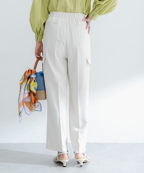 URBAN RESEARCH ROSSO（アーバンリサーチロッソ）の「センタープレスカーゴパンツ（その他パンツ・レディース・IVORY/KHAKI・FREE）」の7枚目の写真