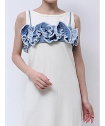 Ungrid | 【再入荷！】フリルデザインデニムビスチェ(キャミソール)