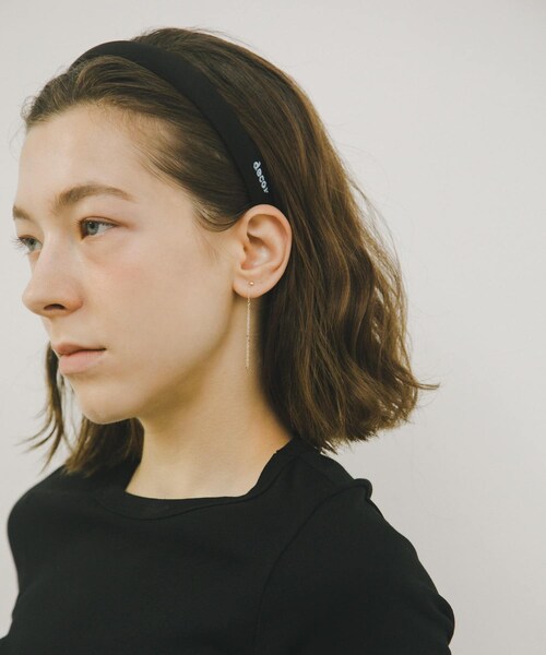 URBAN RESEARCH(アーバンリサーチ)の「decor『デコール』 SATIN HEADBAND(カチューシャ・レディース・BLACK/BROWN・-)」の7枚目の写真