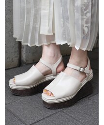 MURUA | カーブウェッジサンダル(サンダル)