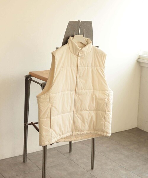 SENSE OF PLACE by URBAN RESEARCH（センスオブプレイスバイアーバンリサーチ）の「パデットドローコードツキベスト（その他アウター・メンズ・GRAY/IVORY/BLACK・M/L）」の14枚目の写真