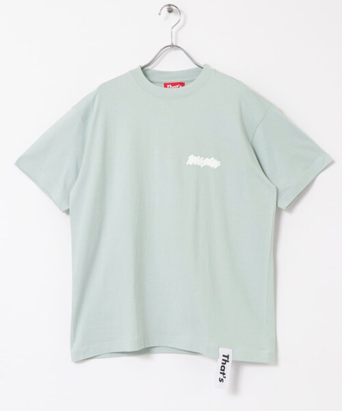 THE GOODLAND MARKET（ザグッドランドマーケット）の「That’s　RE the Tee-NOWAR（Tシャツ/カットソー・メンズ・WH/GRN・M/L/XL）」の17枚目の写真