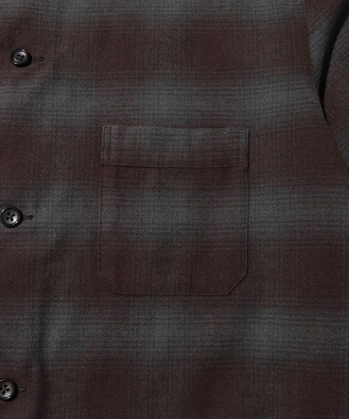ADAM ET ROPE'(アダムエロペ)の「FLANNEL CHECK COVERALL(カバーオール・メンズ・グリーン系・L/M/S)」の12枚目の写真