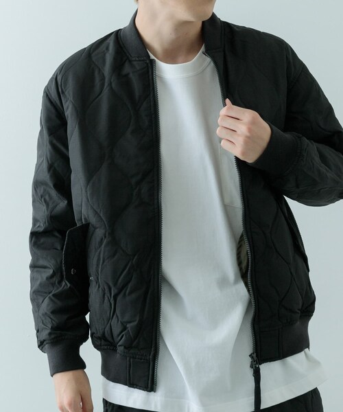 ITEMS URBANRESEARCH（アイテムズ アーバンリサーチ）の「TAION　Military MA-1 Down Jacket（その他アウター・メンズ・MULTI/BLK/OLV・M/L/XL）」の10枚目の写真