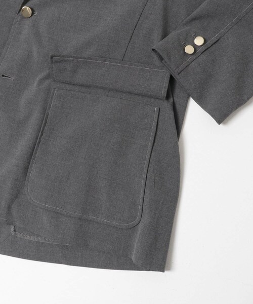 URBAN RESEARCH DOORS(アーバンリサーチドアーズ)の「FORK&SPOON キャリーマンテーラードジャケット(テーラードジャケット・メンズ・NAVY/CHARCOAL・4/5)」の11枚目の写真
