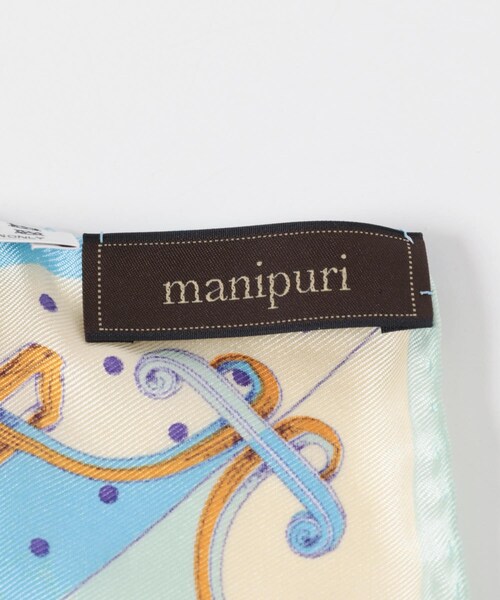 URBAN RESEARCH ROSSO（アーバンリサーチロッソ）の「manipuri　65ビットバルーン（バンダナ/スカーフ・レディース・LIGHTBLUE・-）」の9枚目の写真