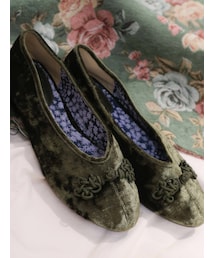 merry jenny | ベロアチャイナフラットシューズ(その他シューズ)