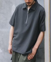 ITEMS URBANRESEARCH | 冷感+速乾TRストレッチハーフZIP プルオーバー(シャツ/ブラウス)