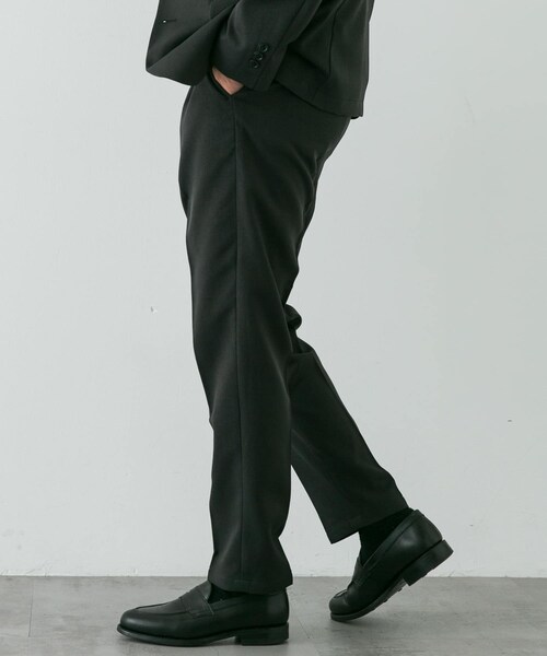 URBAN RESEARCH DOORS（アーバンリサーチドアーズ）の「LIFE STYLE TAILOR　ウールライクソフトツイルストレッチパンツ（スラックス・メンズ・GRAY/NAVY/BROWN・S/M/L/XL）」の7枚目の写真