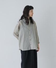 かぐれ | コットンリネンガーメントダイシャツ(シャツ/ブラウス)