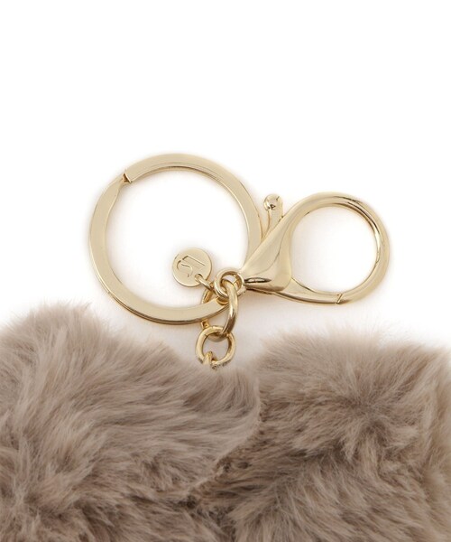 VIS(ビス)の「ハートファーチャーム(キーホルダー・レディース・オフホワイト/ベージュ/ピンク・F)」の15枚目の写真