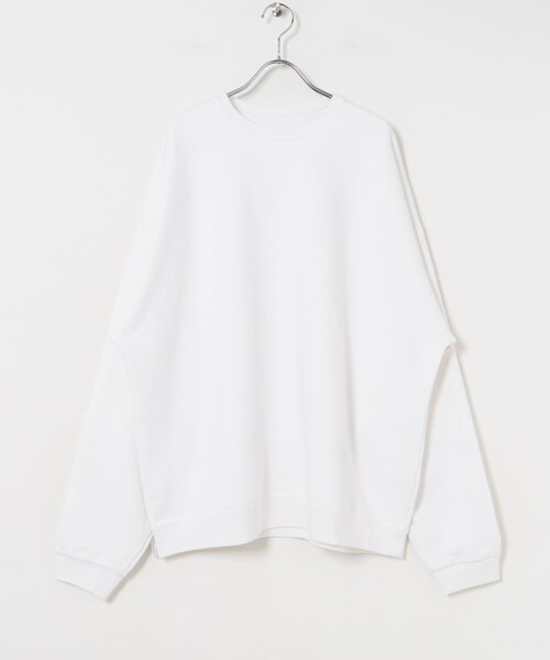 URBAN RESEARCH（アーバンリサーチ）の「dDdDdDd　STANDARD CREW SWEAT（スウェット・メンズ・WHITE/BLACK/NAVY/M.GRAY・S/M/L/XL/XXL）」の5枚目の写真