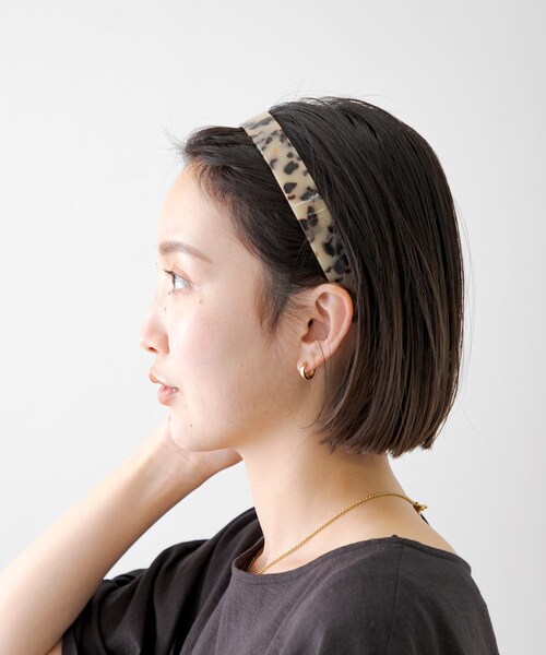 URBAN RESEARCH Sonny Label（アーバンリサーチサニーレーベル）の「アセテートカチューシャ（カチューシャ・レディース・ベージュ/ブラウン/ブラック・one）」の7枚目の写真