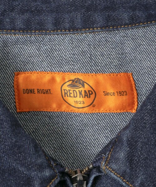 URBAN RESEARCH Sonny Label（アーバンリサーチサニーレーベル）の「『別注』RED KAP×Sonny Label　デニムジップブルゾン（デニムジャケット・メンズ・インディゴ/ワンウォッシュ・M/L）」の20枚目の写真
