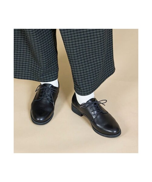 ing（イング）の「イング ing ソフトレザーレースアップシューズ （ドレスシューズ・レディース・BL/DBR・225/22.5cm/230/23cm/235/23.5cm/240/24cm/245/24.5cm）」の2枚目の写真