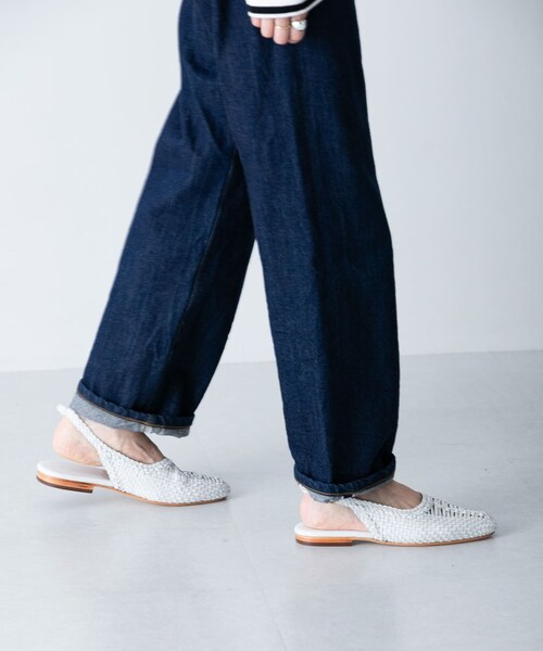 かぐれ(カグレ)の「『別注』maison de soil MESH BACKSTRAP SANDAL(サンダル・レディース・別注WHITE/別注TAN・36/37/38)」の5枚目の写真