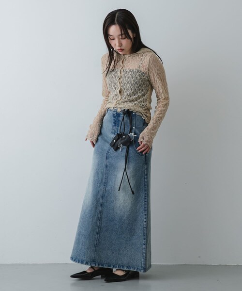 SENSE OF PLACE by URBAN RESEARCH(センスオブプレイスバイアーバンリサーチ)の「コンビカラーポーチツキベルト(ベルト・レディース・BLACK/BRN×BLU/GRE×YEL・One)」の8枚目の写真