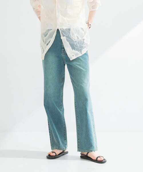 URBAN RESEARCH（アーバンリサーチ）の「『4サイズ展開』new basic　ストレートフィットデニムパンツ（デニムパンツ・レディース・IND.BEIGE/INDIGO・36/38/40/42）」の20枚目の写真