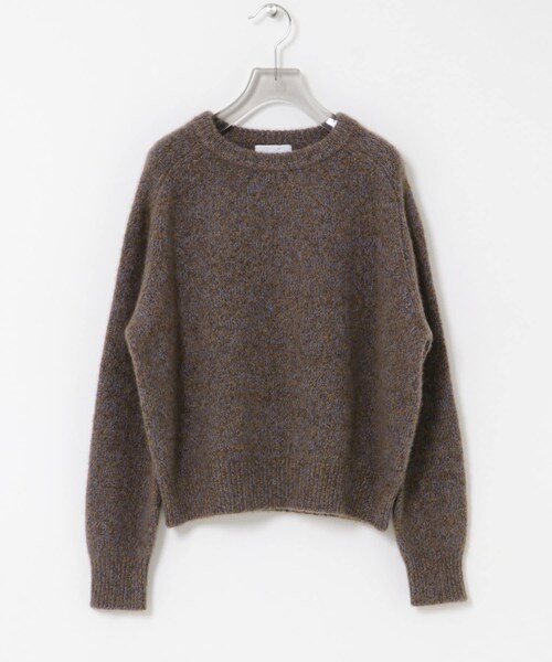 URBAN RESEARCH(アーバンリサーチ)の「new basic CASHMERE SILK MOULINE KNIT(ニット/セーター・レディース・BROWN/BEIGE/BLUE・Free)」の5枚目の写真