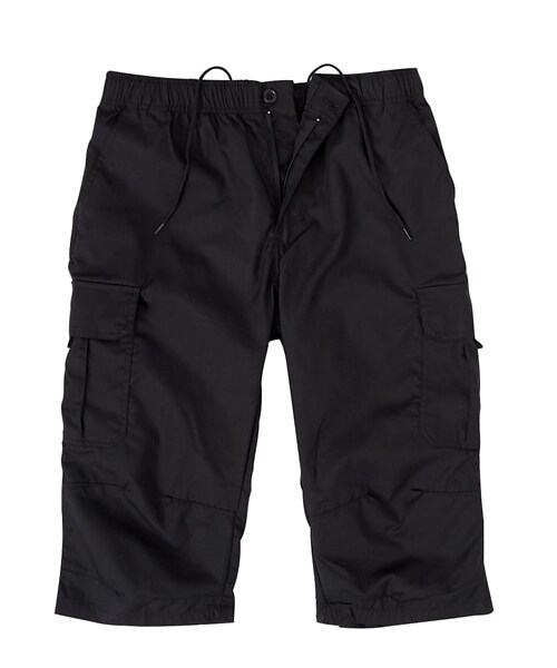 nissen（ニッセン）の「7分丈カーゴパンツ（無地）（パンツ・メンズ・ブラック/カーキ/ベージュ/チャコール・M/L/LL/3L/4L/5L）」の5枚目の写真