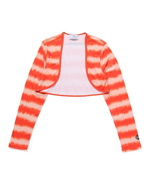 ROPE'(ロペ)の「【UV】【吸水速乾】タイダイボーダー長袖ボレロ(その他トップス・レディース・ブラック/ネイビー/オレンジ・F)」の21枚目の写真