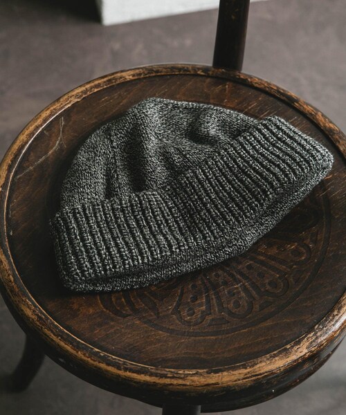URBAN RESEARCH DOORS（アーバンリサーチドアーズ）の「BIG WOOLMIX KNIT CAP（ニットキャップ/ビーニー・メンズ・BLACK/杢GRAY/BROWN・-）」の3枚目の写真