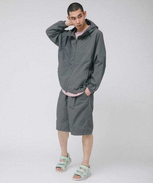 EKAL（エカル）の「『UR TECH』ナイロンタッサーフーディー（テーラードジャケット・メンズ・イエロー/ネイビー/グラファイト/レイクブルー・M/L）」の20枚目の写真