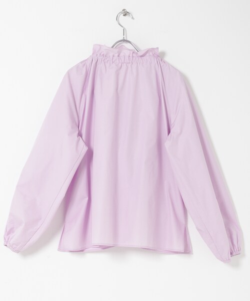 URBAN RESEARCH ROSSO（アーバンリサーチロッソ）の「フリルネックシャツブラウス（シャツ/ブラウス・レディース・WHITE/L/PURPLE/CHARCOAL・Free）」の12枚目の写真