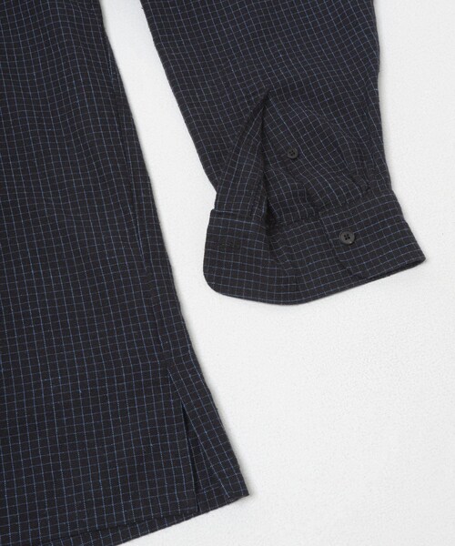 URBAN RESEARCH(アーバンリサーチ)の「A PRESSE Silk Nep Loop Collar Shirts(シャツ/ブラウス・メンズ・BLACK・2/3)」の6枚目の写真