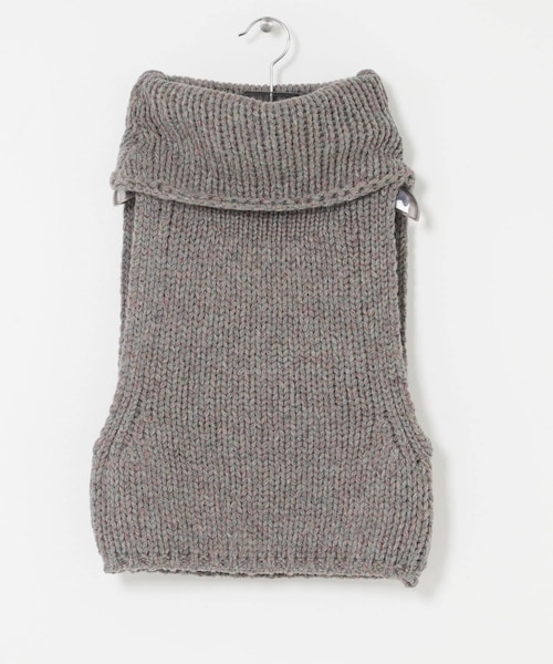 URBAN RESEARCH（アーバンリサーチ）の「AMOMENTO　HAND KNITTED VEST（ベスト・レディース・ECRU/GREY・S）」の2枚目の写真