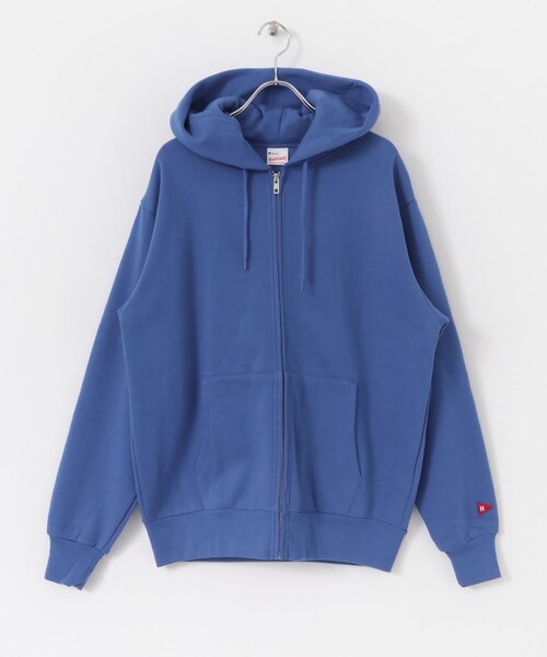 ITEMS URBANRESEARCH（アイテムズ アーバンリサーチ）の「Healthknit　Classic Sweat Zip Hoodie（パーカー・メンズ・BLU/ASH GRY/GRN/RED/F.BLK・M/L/XL）」の19枚目の写真