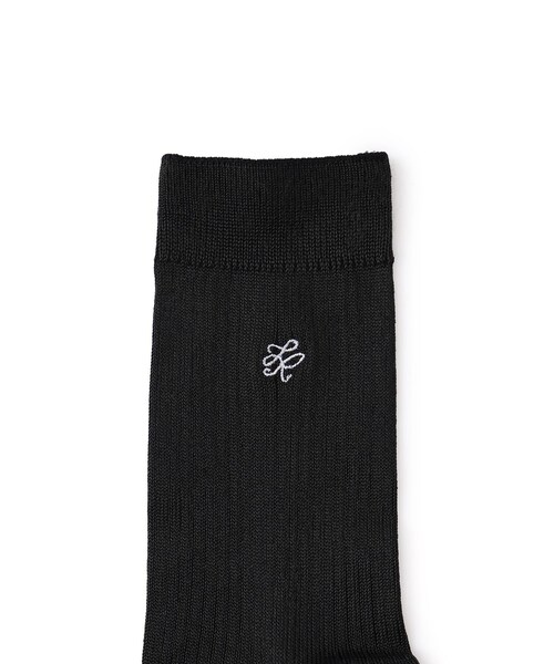 ROPE' PICNIC（ロペピクニック）の「RPロゴソックス（ソックス/靴下・レディース・ブラック/ホワイト/ダークブラウン/シルバー・F）」の15枚目の写真