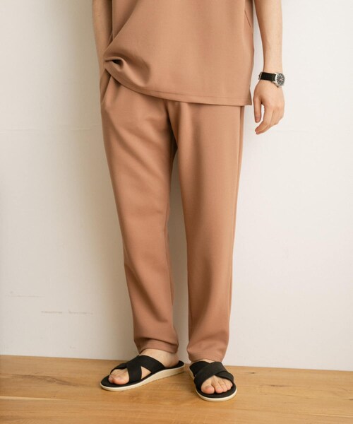 ITEMS URBANRESEARCH(アイテムズ アーバンリサーチ)の「『セットアップ対応』 ダブルフェイス ツイルイージーパンツ(その他パンツ・メンズ・NVY/BEG/BLK・M/L)」の11枚目の写真