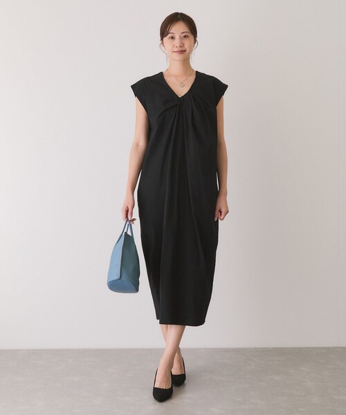 Jayro（ジャイロ）の「フロントデザインワンピース（ワンピース・レディース・ブラック/グリーン/ピンク/イエロー・F）」の6枚目の写真