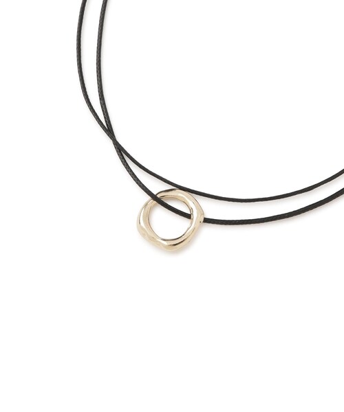 VIS（ビス）の「ニュアンスリングマルチコードネックレス（ネックレス・レディース・ゴールド/シルバー・F）」の8枚目の写真