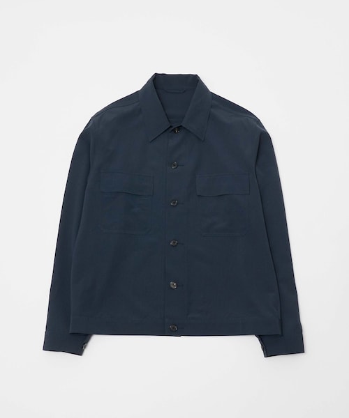 ADAM ET ROPE'(アダムエロペ)の「TRUCKER SHIRT JACKET(その他アウター・メンズ・ブラック/ネイビー・L/S/M)」の4枚目の写真