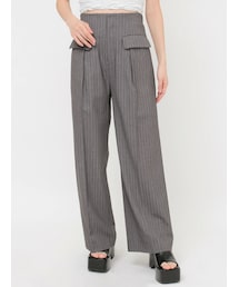 MURUA（ムルーア）の「パイピングポケットセンタープレスパンツ（その他パンツ・レディース）」