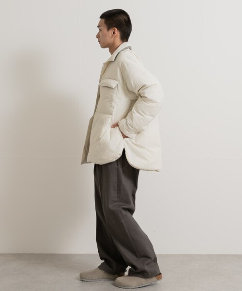 THE GOODLAND MARKET（ザグッドランドマーケット）の「KWD　LIGHT DOWN SHIRTS JACKET（その他アウター・レディース・Ivory/L.Yellow/Navy・FREE）」の11枚目の写真