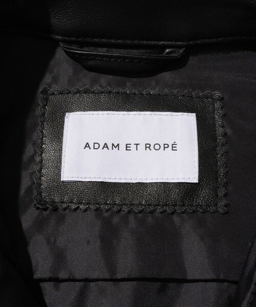 ADAM ET ROPE'(アダムエロペ)の「ラムレザーシャツ(シャツ/ブラウス・メンズ・ブラック・L/M)」の15枚目の写真