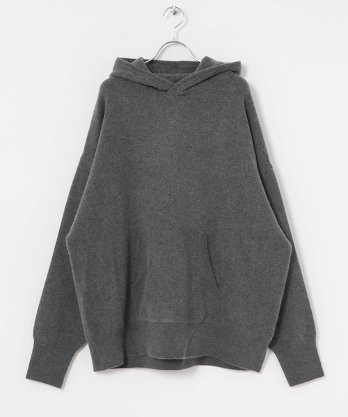 URBAN RESEARCH（アーバンリサーチ）の「dDdDdDd　CASHMERE VINTAGE HOODIE（パーカー・メンズ・BEIGE/BLACK/NAVY/M GRAY・M/L/XL）」の2枚目の写真