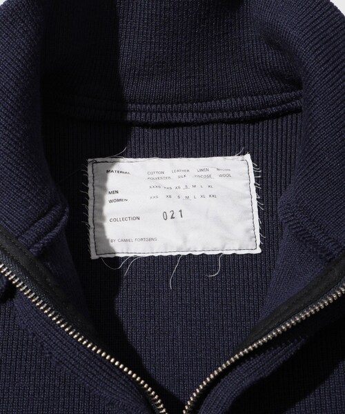 ADAM ET ROPE'(アダムエロペ)の「【CAMIEL FORTGENS/カミエル フォートヘンス】ZIP UP KNIT(ニット/セーター・メンズ・ネイビー・S/XS)」の12枚目の写真