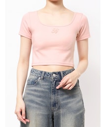 EATME | スクエアネックコンパクトＴシャツ(Tシャツ/カットソー)