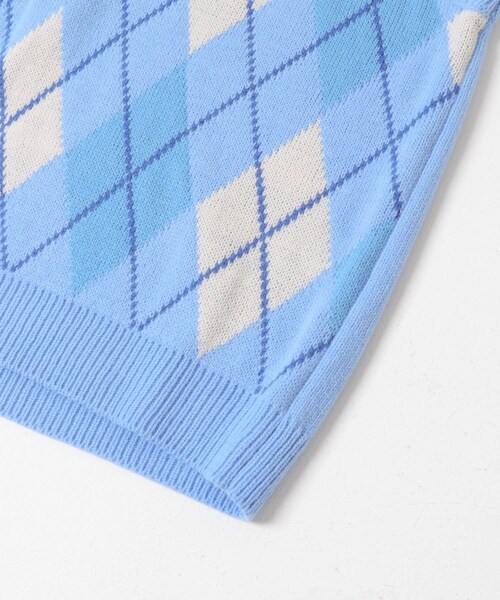 ITEMS URBANRESEARCH（アイテムズ アーバンリサーチ）の「ウール混アーガイルVネックニットベスト（ベスト・メンズ・BLU/BLK・M/L）」の21枚目の写真