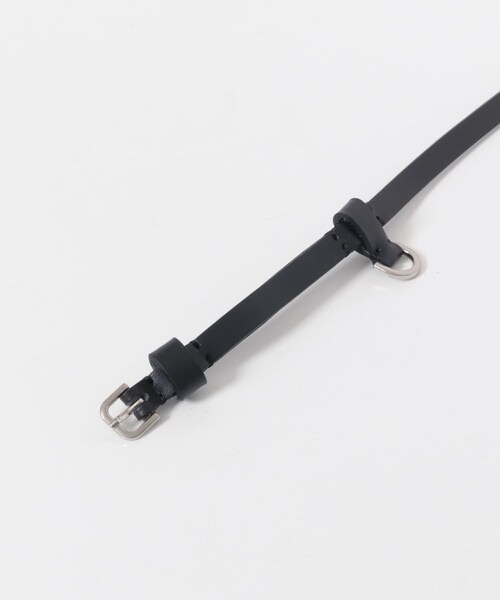 URBAN RESEARCH（アーバンリサーチ）の「AMOMENTO　LEATHER BELT 1CM（ベルト・レディース・BLACK・-）」の5枚目の写真
