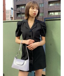 EMODA | オープンカラーシャツワンピース(ワンピース)