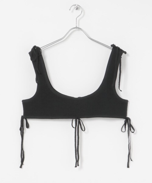 URBAN RESEARCH（アーバンリサーチ）の「PoI　ribbon bustier（その他トップス・レディース・black/off white・FREE）」の6枚目の写真