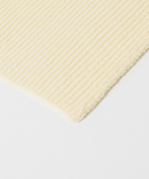 KBF（ケイビーエフ）の「リブニットマフラー（マフラー・レディース・IVORY/L.BLUE/BROWN・one）」の9枚目の写真