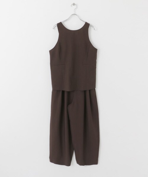 KBF（ケイビーエフ）の「バックオープンベストセットアップ（セットアップ・レディース・BLACK/BEIGE/BROWN・one）」の19枚目の写真