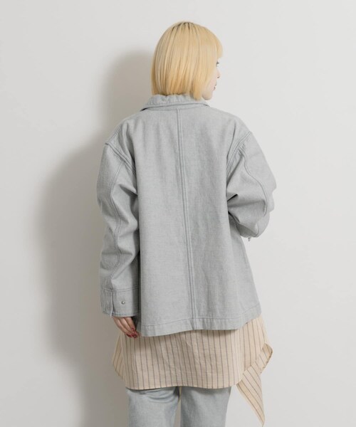 THE GOODLAND MARKET（ザグッドランドマーケット）の「ザ グッドランド マーケット　RE DENIM COVERALL（デニムジャケット・メンズ・L.INDIGO・1/2/3）」の22枚目の写真